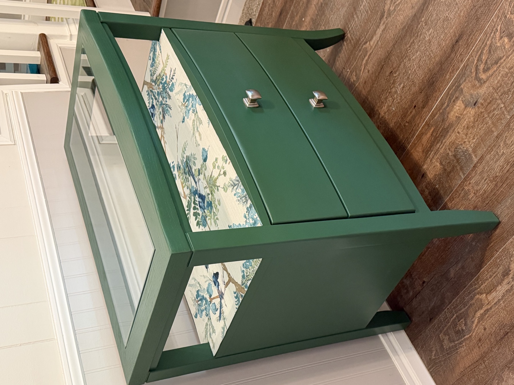 Green Stanley Two-Drawer Table photo 7