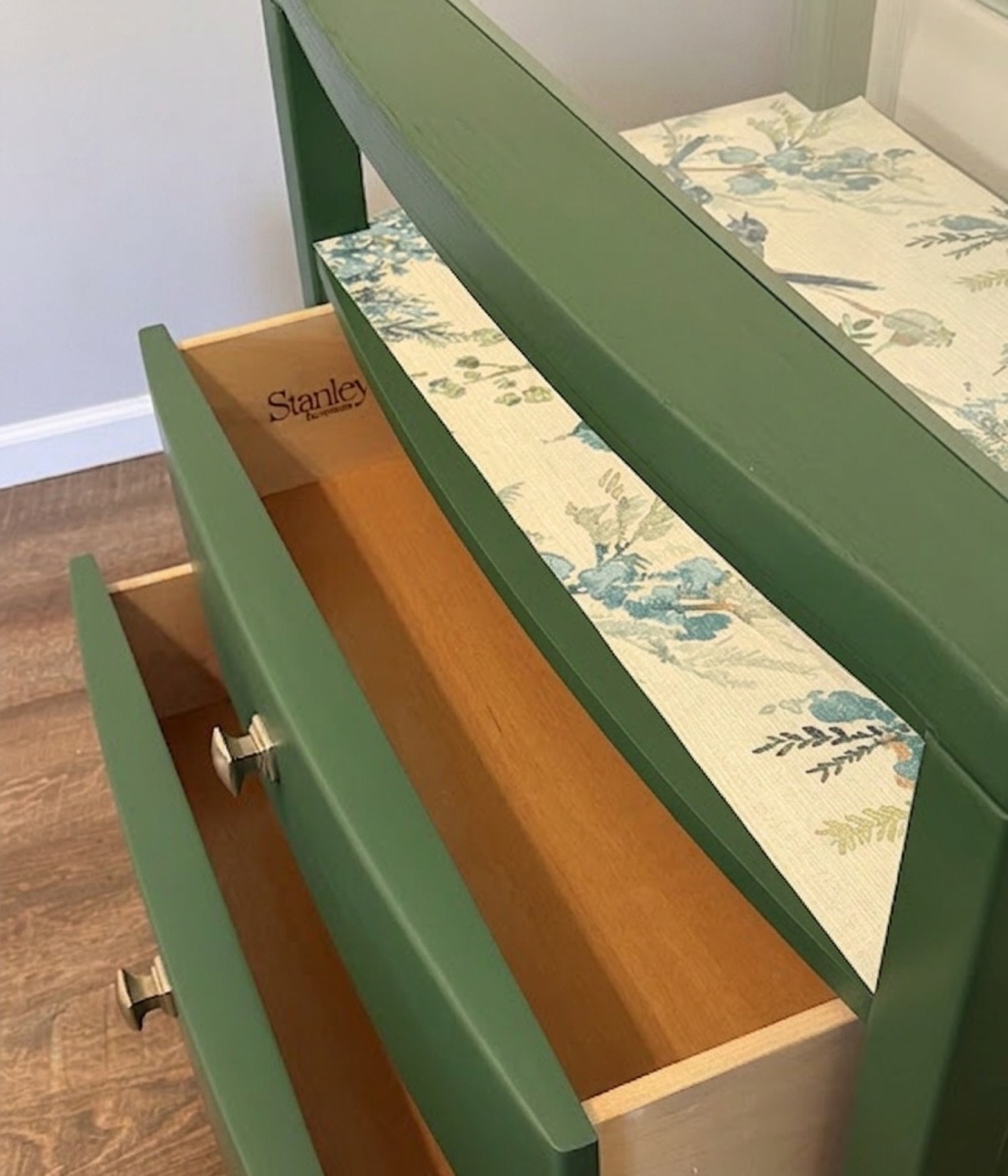 Green Stanley Two-Drawer Table photo 10